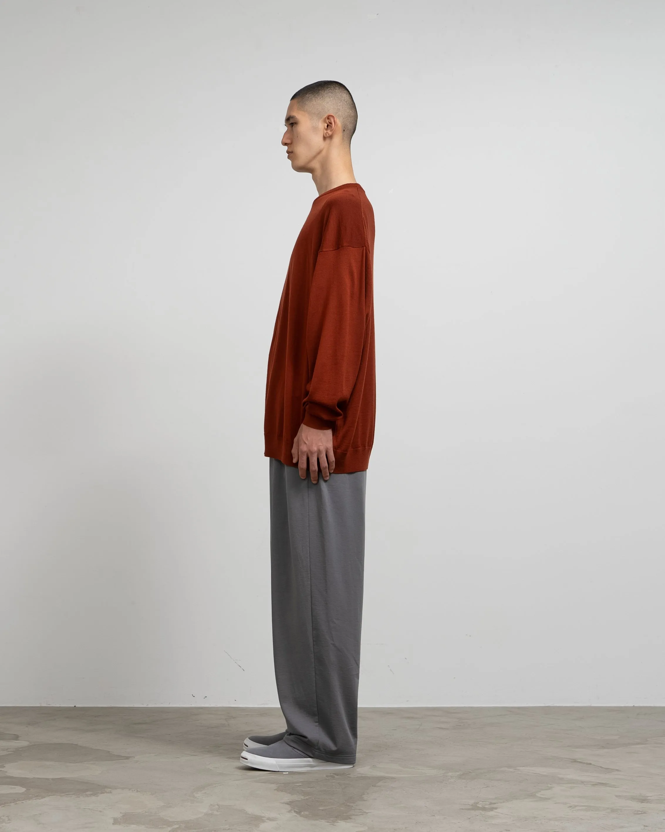 -SALE- High Gauge L/S Crew Neck Knit