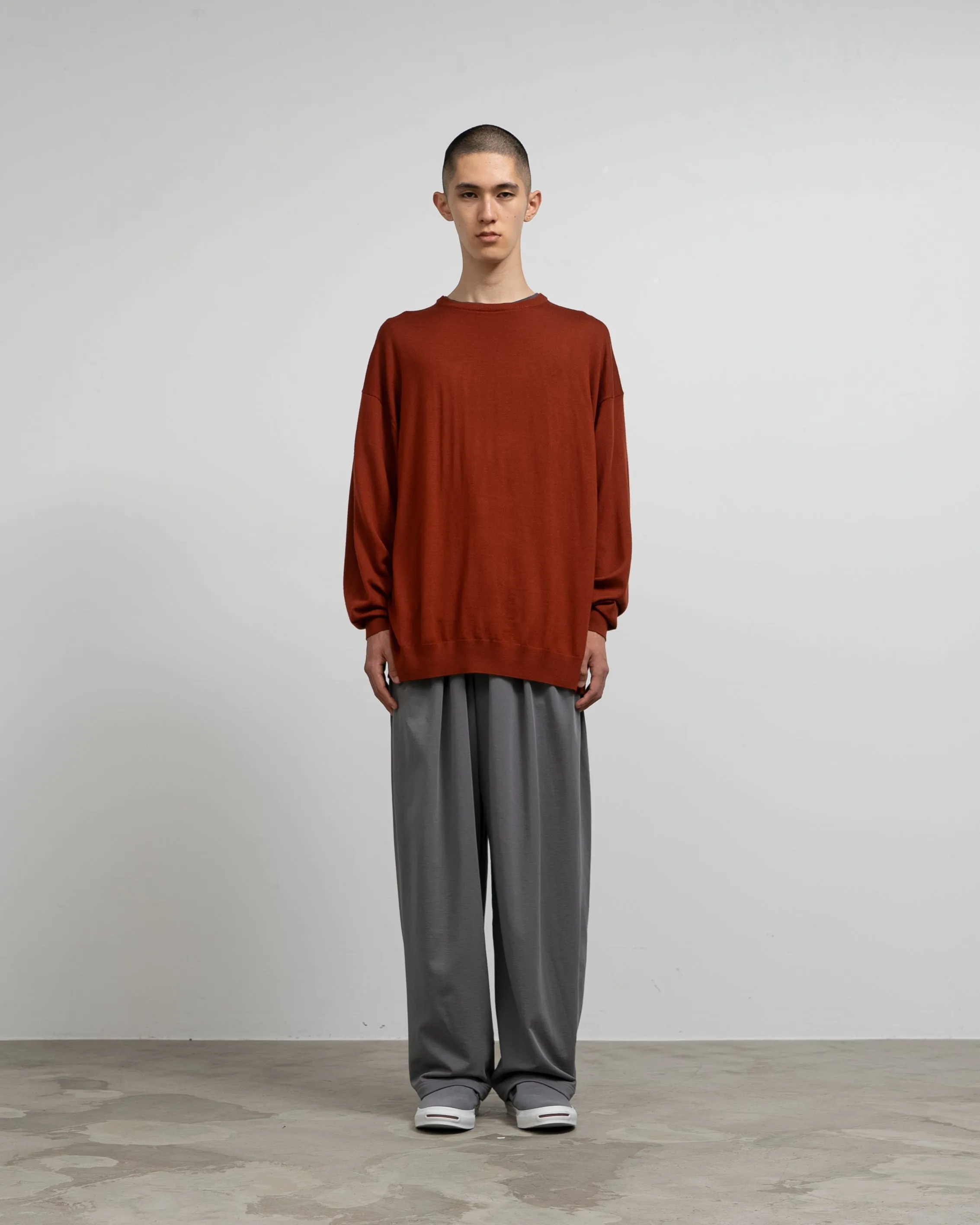 -SALE- High Gauge L/S Crew Neck Knit