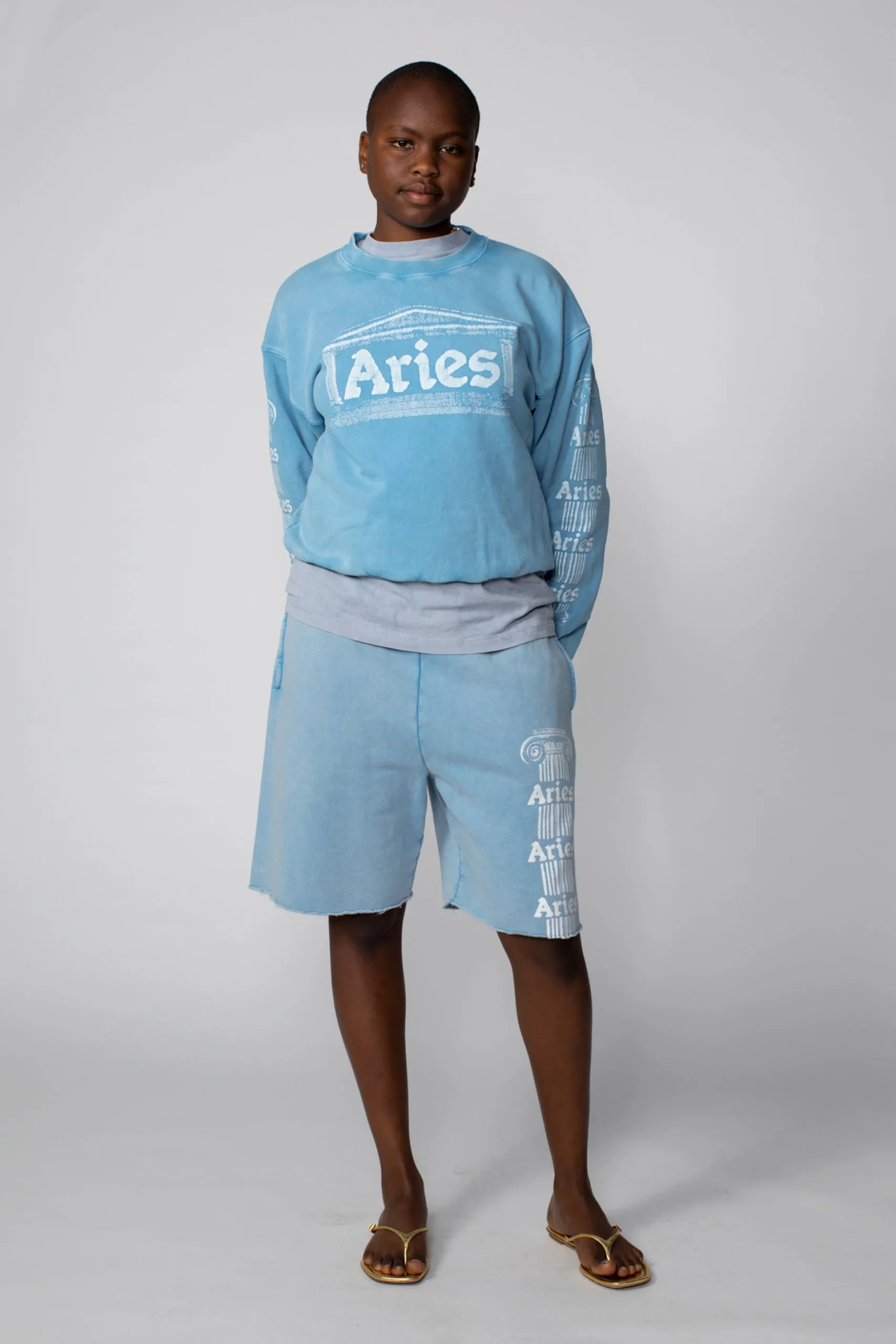Aged Ancient Column Sweatshort
