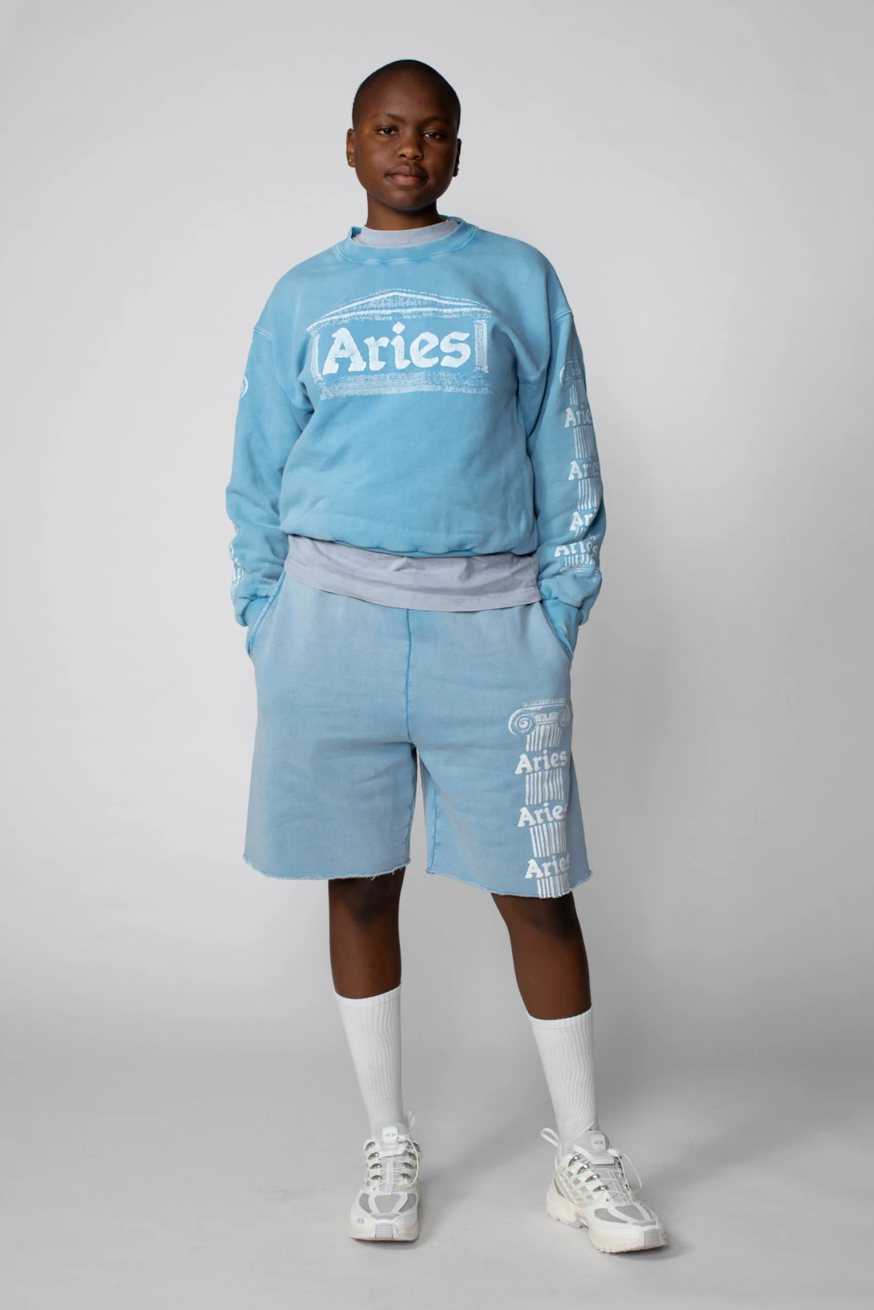 Aged Ancient Column Sweatshort
