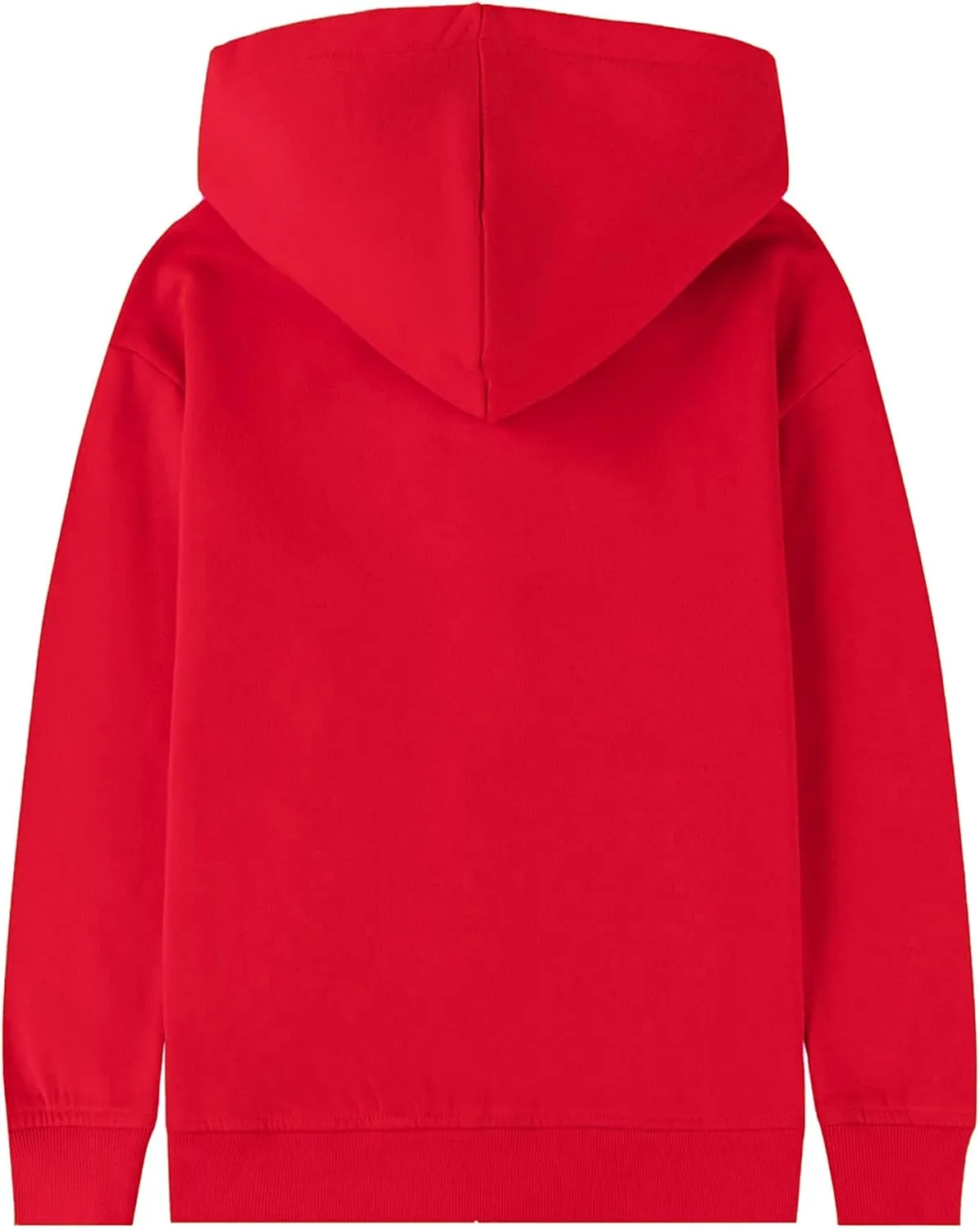 ALAVIKING Kids Soft Brushed Fleece Zip Up Hoodie Casual Athletic Hooded Sweatshirts for Boys and Girls 3-12 Years
