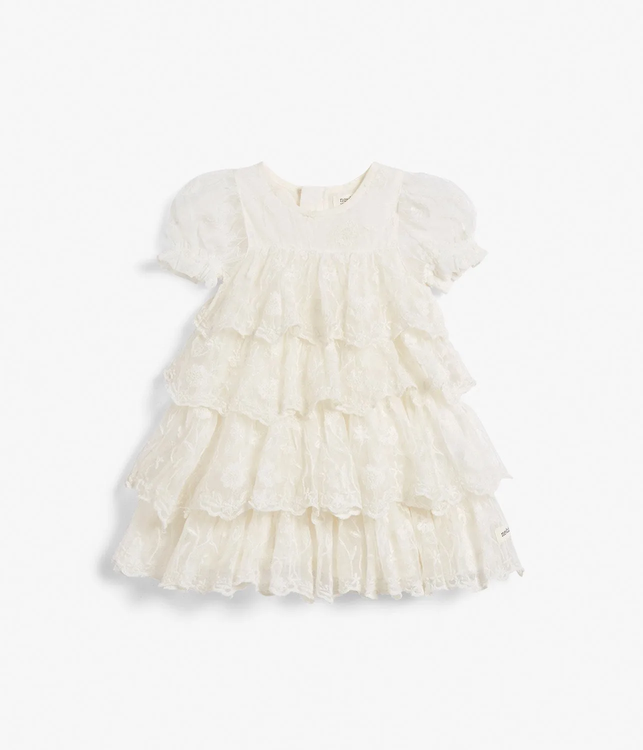 Baby white mesh-dream dress