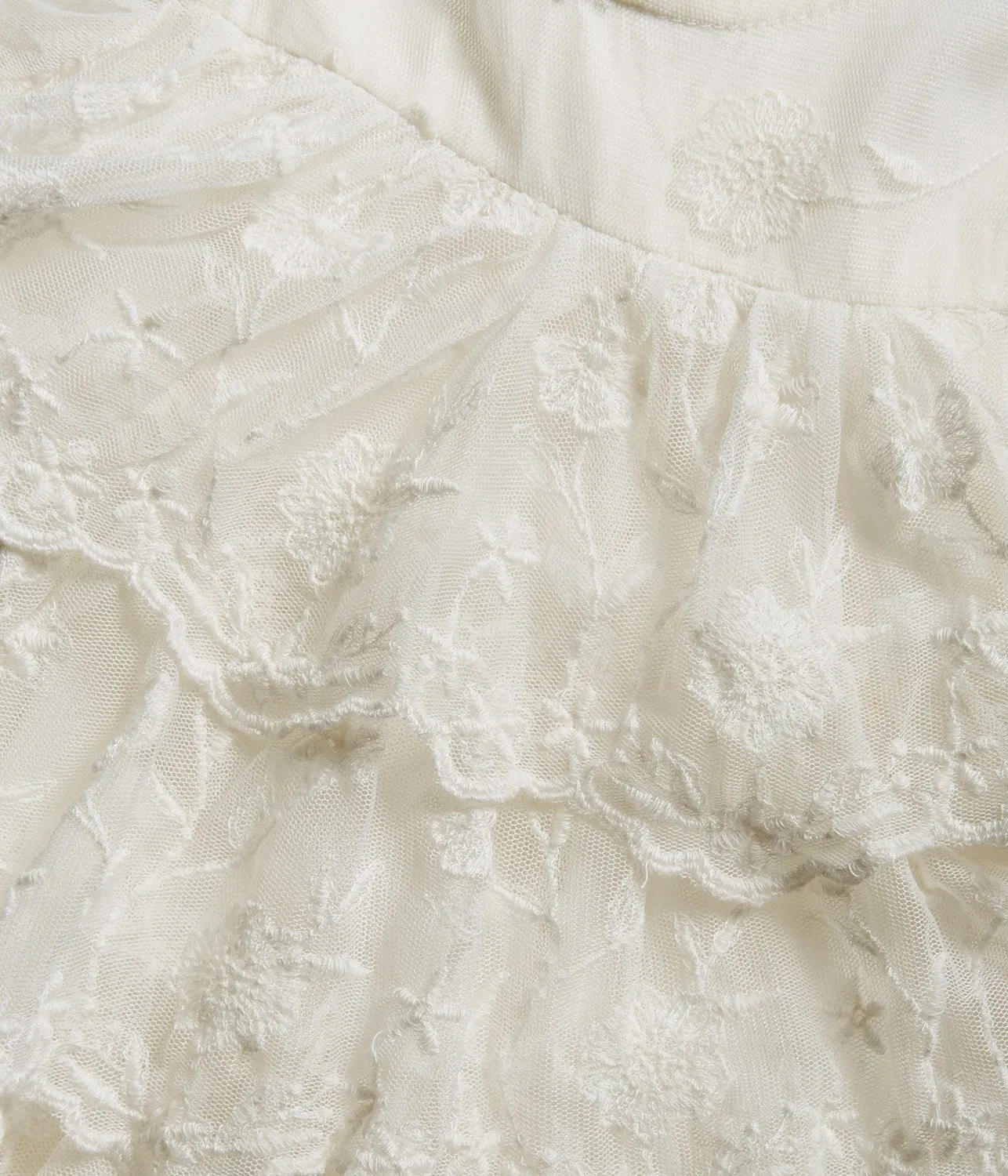 Baby white mesh-dream dress