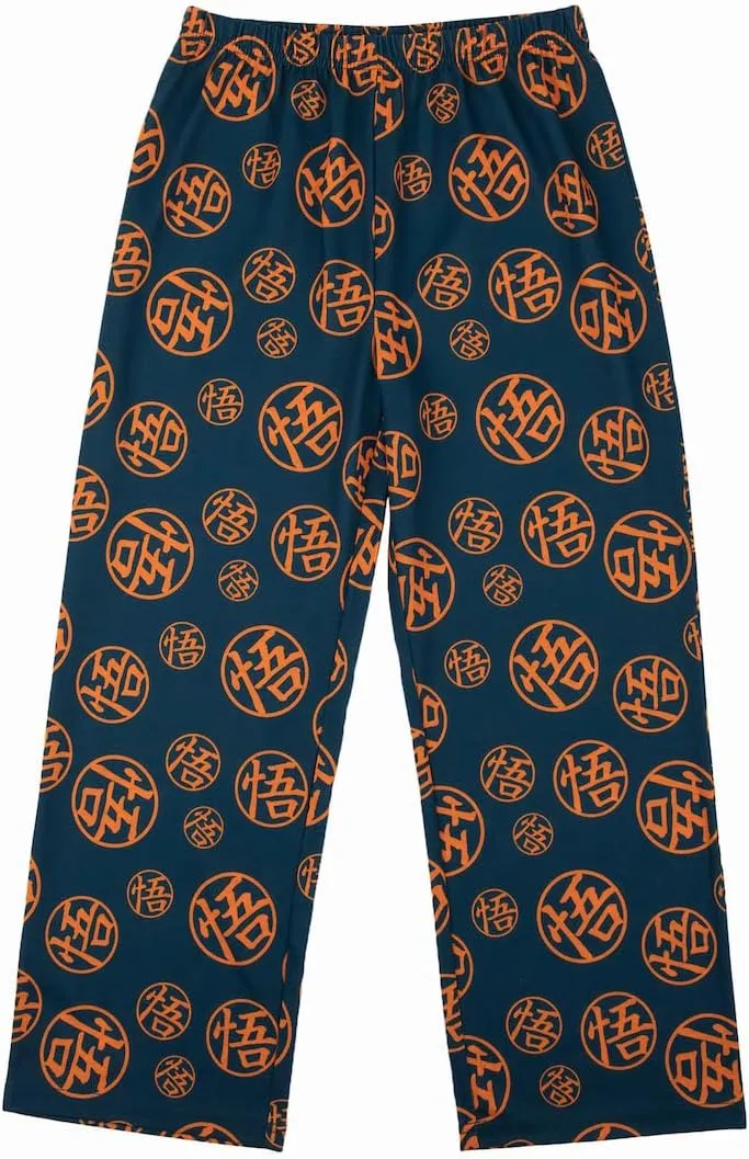 Bioworld Dragon Ball Z Youth Sleepwear Set Tee Shirt, Sleep Shorts, and Sleep Pants