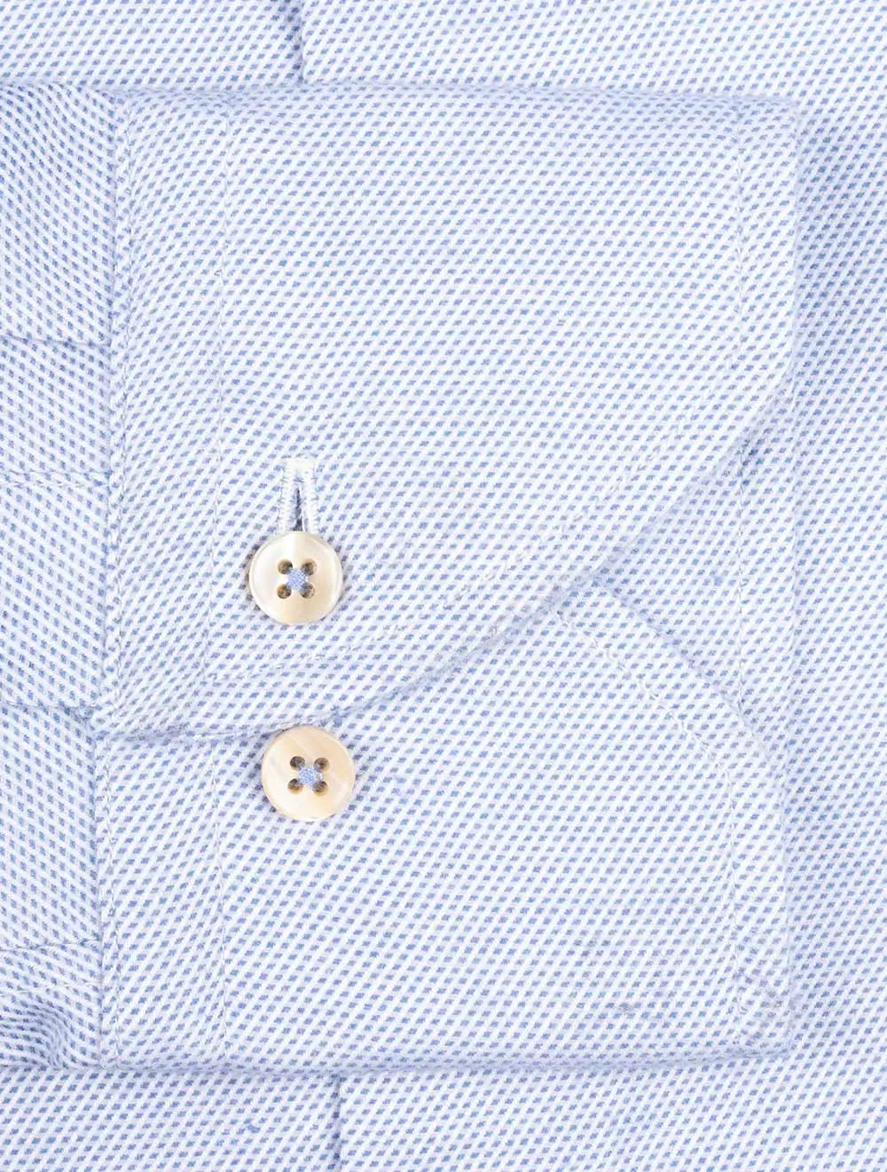 Blue Patterned Flannel Fitted Body Shirt