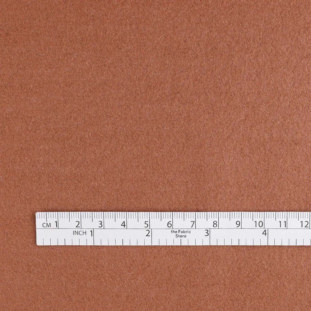 Boiled Wool / Nylon - Terracotta (pieces)