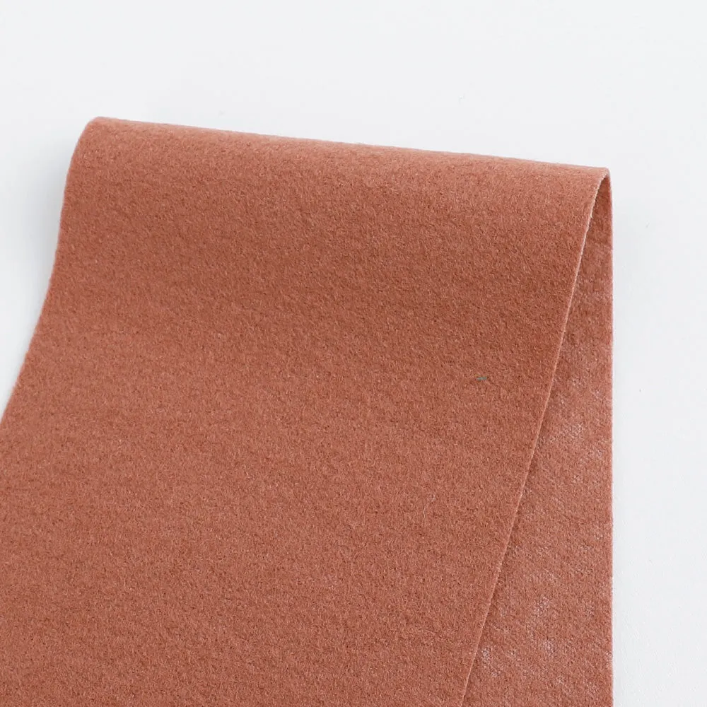 Boiled Wool / Nylon - Terracotta (pieces)
