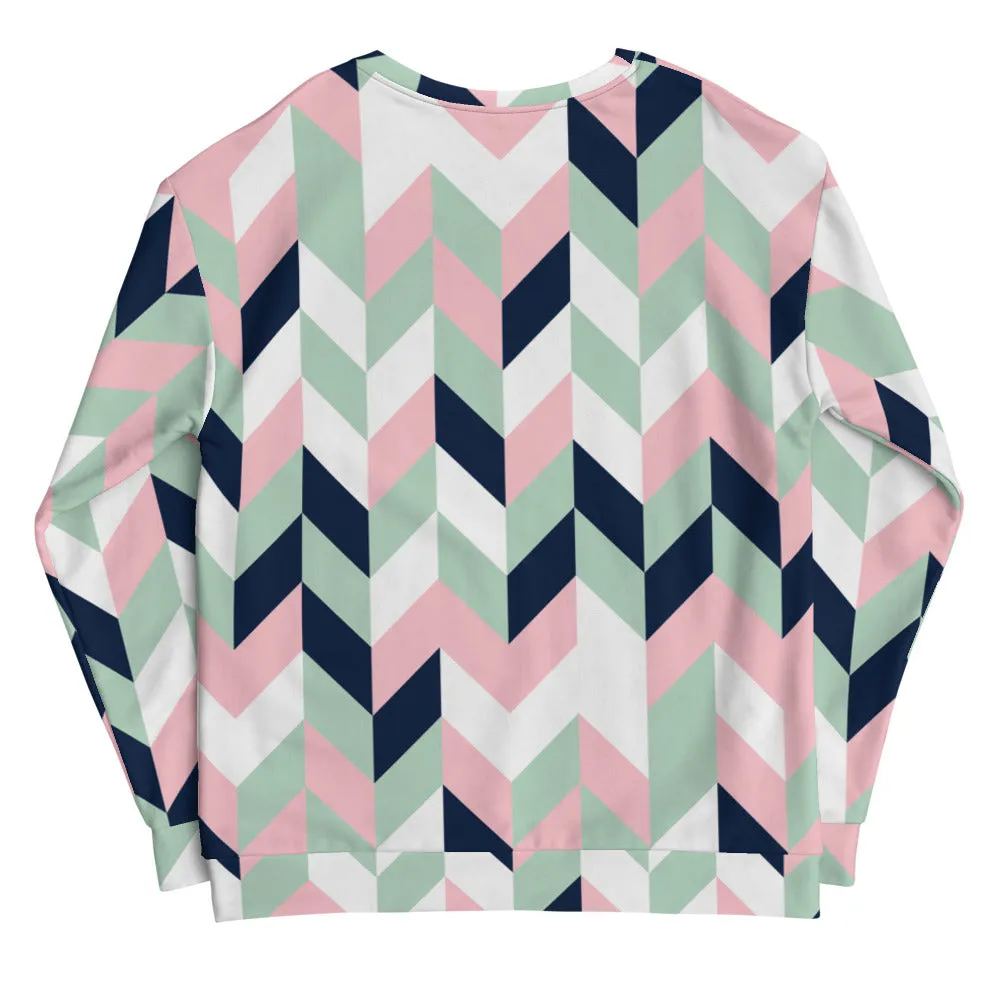 'Chevrons' unisex sweatshirt