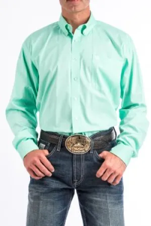 Cinch Green Classic Fit Men's Shirt