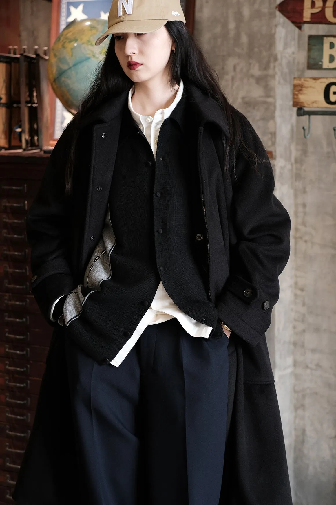 Classic Wool Trench Coat