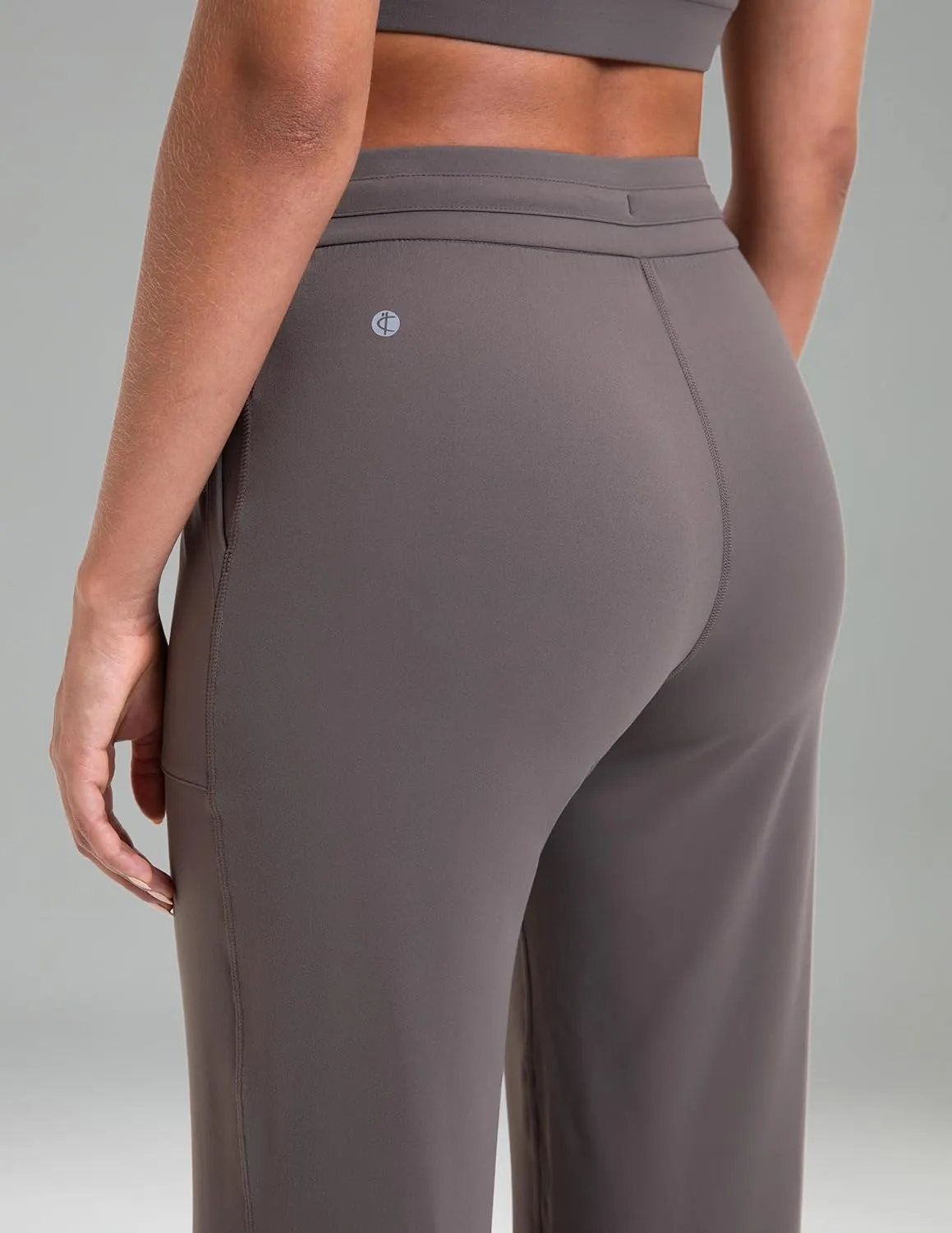 Colorfulkoala Dreamlux Wide Leg Sweatpants Women Lounge Flared Jogger Pants Baggy Sweatpants with Pockets
