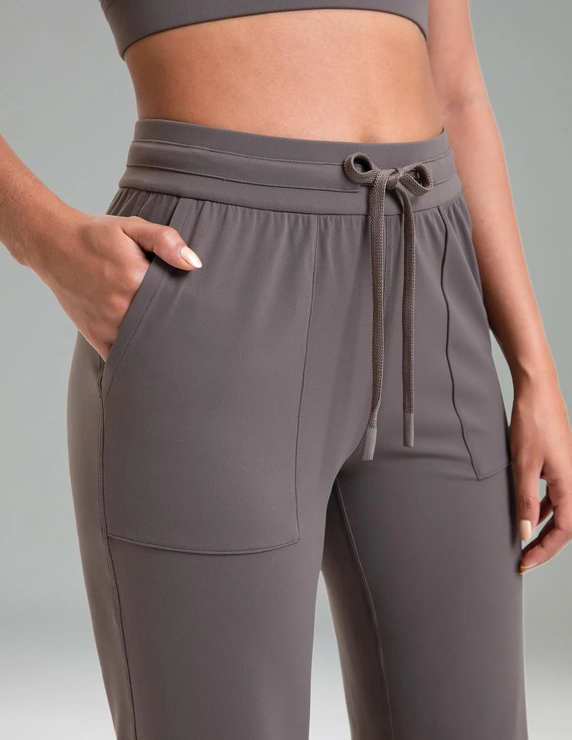 Colorfulkoala Dreamlux Wide Leg Sweatpants Women Lounge Flared Jogger Pants Baggy Sweatpants with Pockets