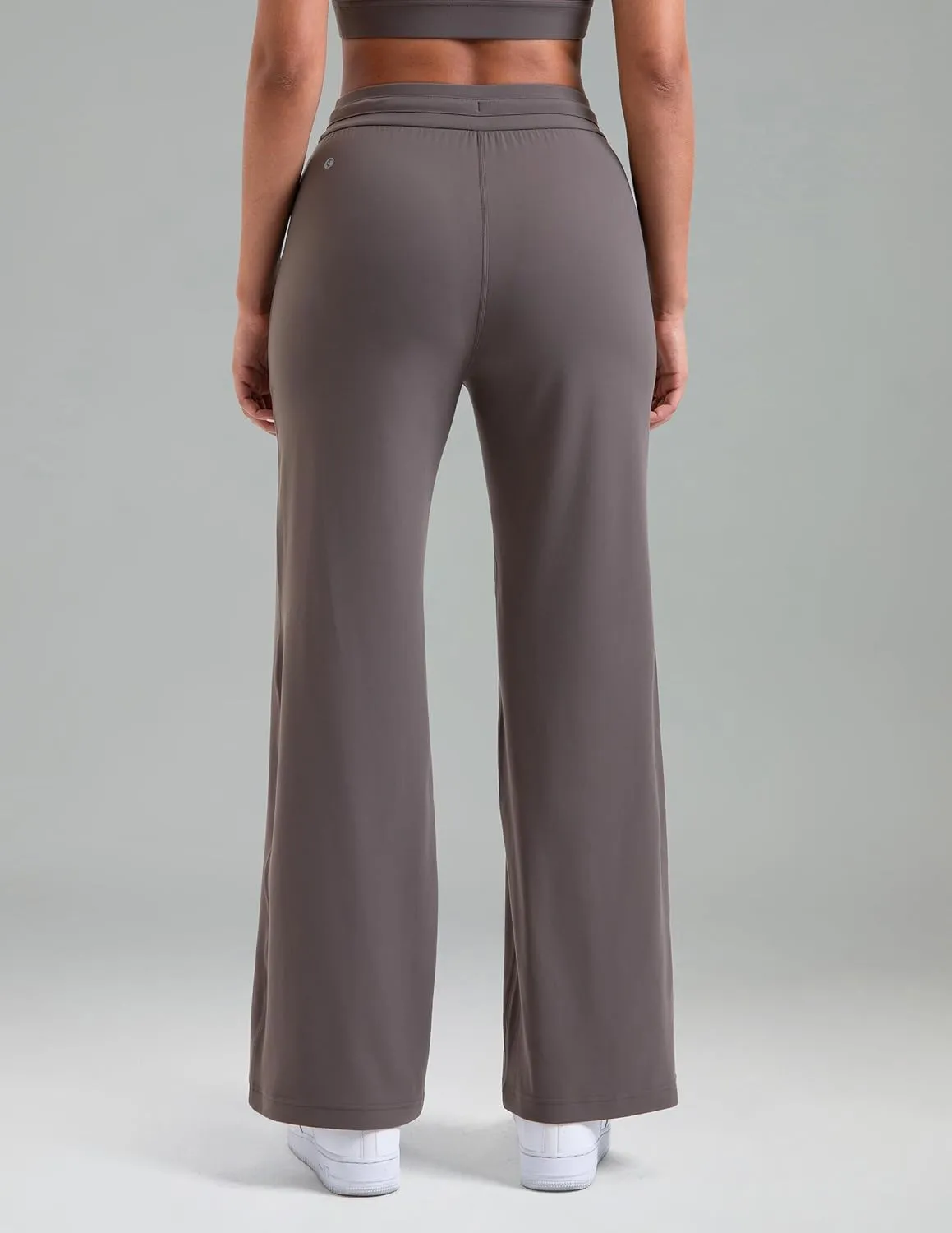 Colorfulkoala Dreamlux Wide Leg Sweatpants Women Lounge Flared Jogger Pants Baggy Sweatpants with Pockets