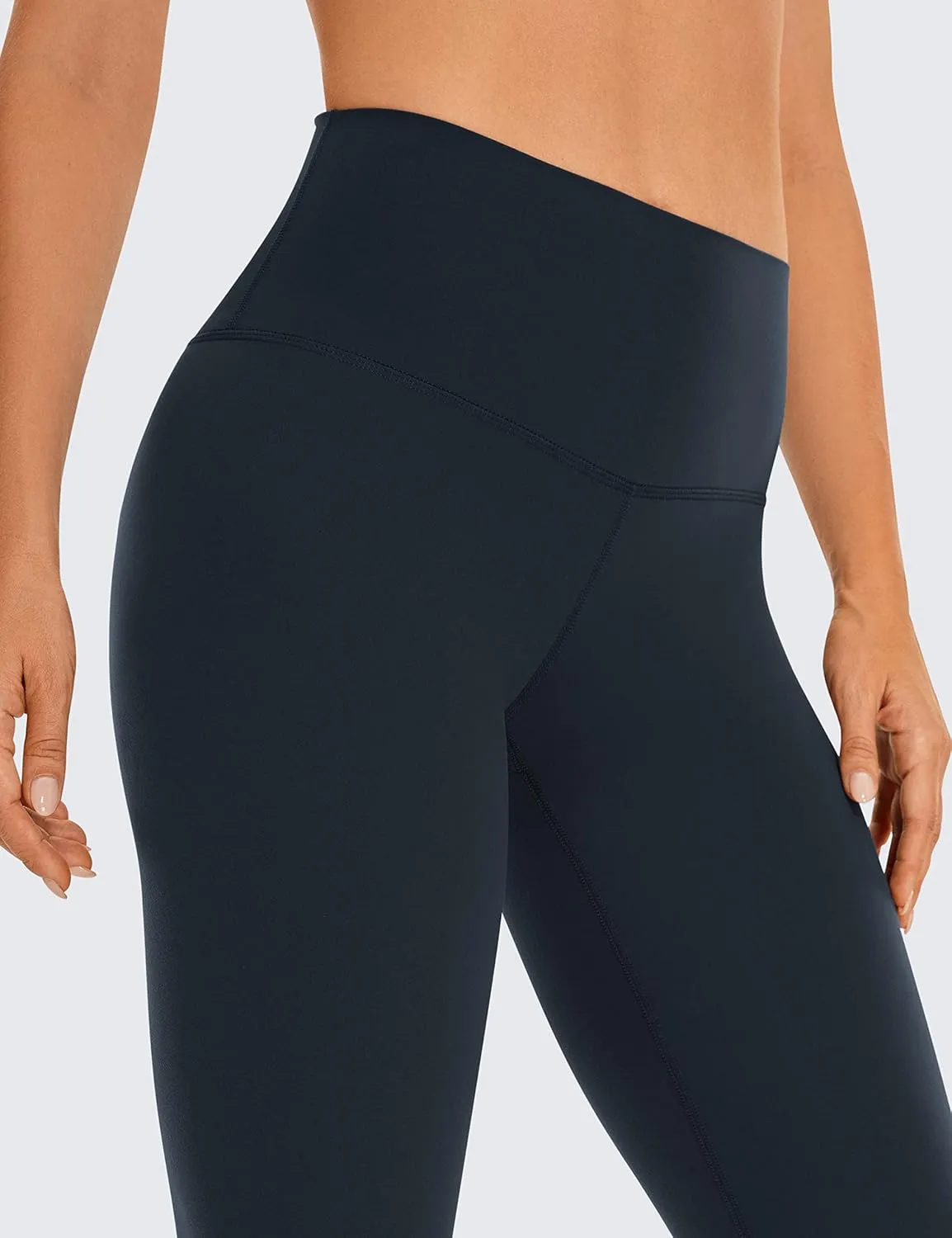 CRZ YOGA Womens Butterluxe High Waisted Capris Workout Leggings 17 Inches - Lounge Buttery Soft Yoga Pants