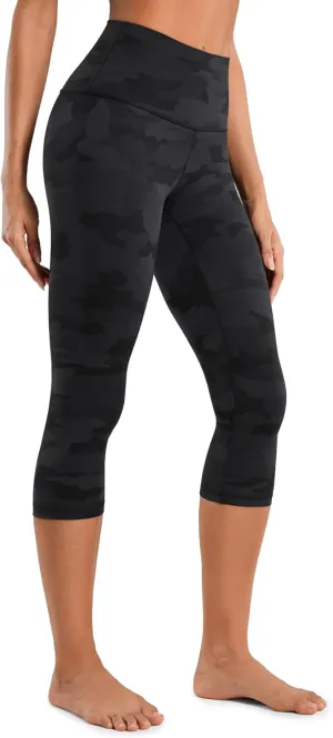 CRZ YOGA Womens Butterluxe High Waisted Lounge Leggings 19 Inches - Workout Buttery Soft Capris Yoga Pants