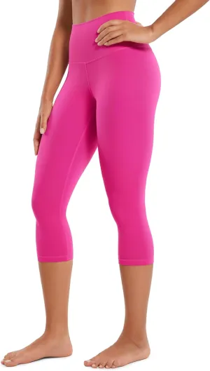 CRZ YOGA Womens Butterluxe High Waisted Lounge Leggings 19 Inches - Workout Buttery Soft Capris Yoga Pants