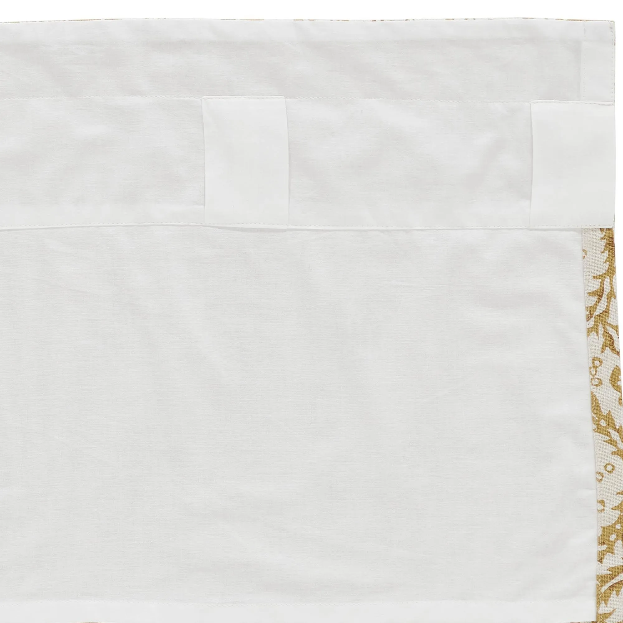 Dorset Gold Floral Tier Curtain Set of 2 L36xW36 VHC Brands