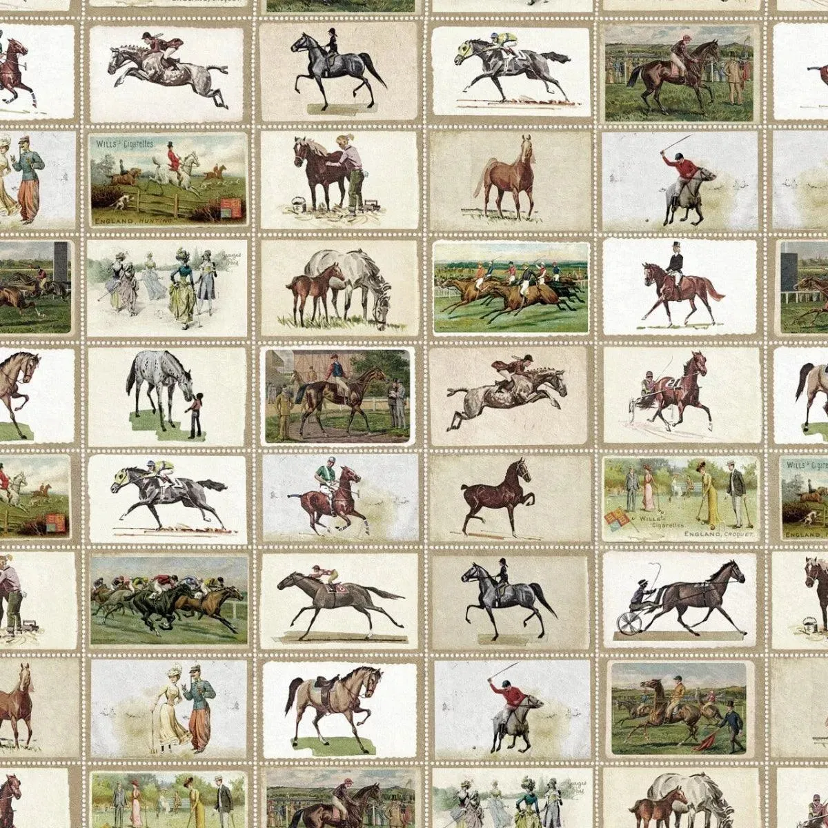 English Equestrian Stamps Wallpaper - Mind The Gap