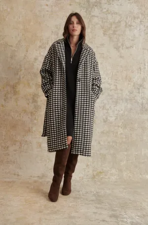 Festen Plaid Coat