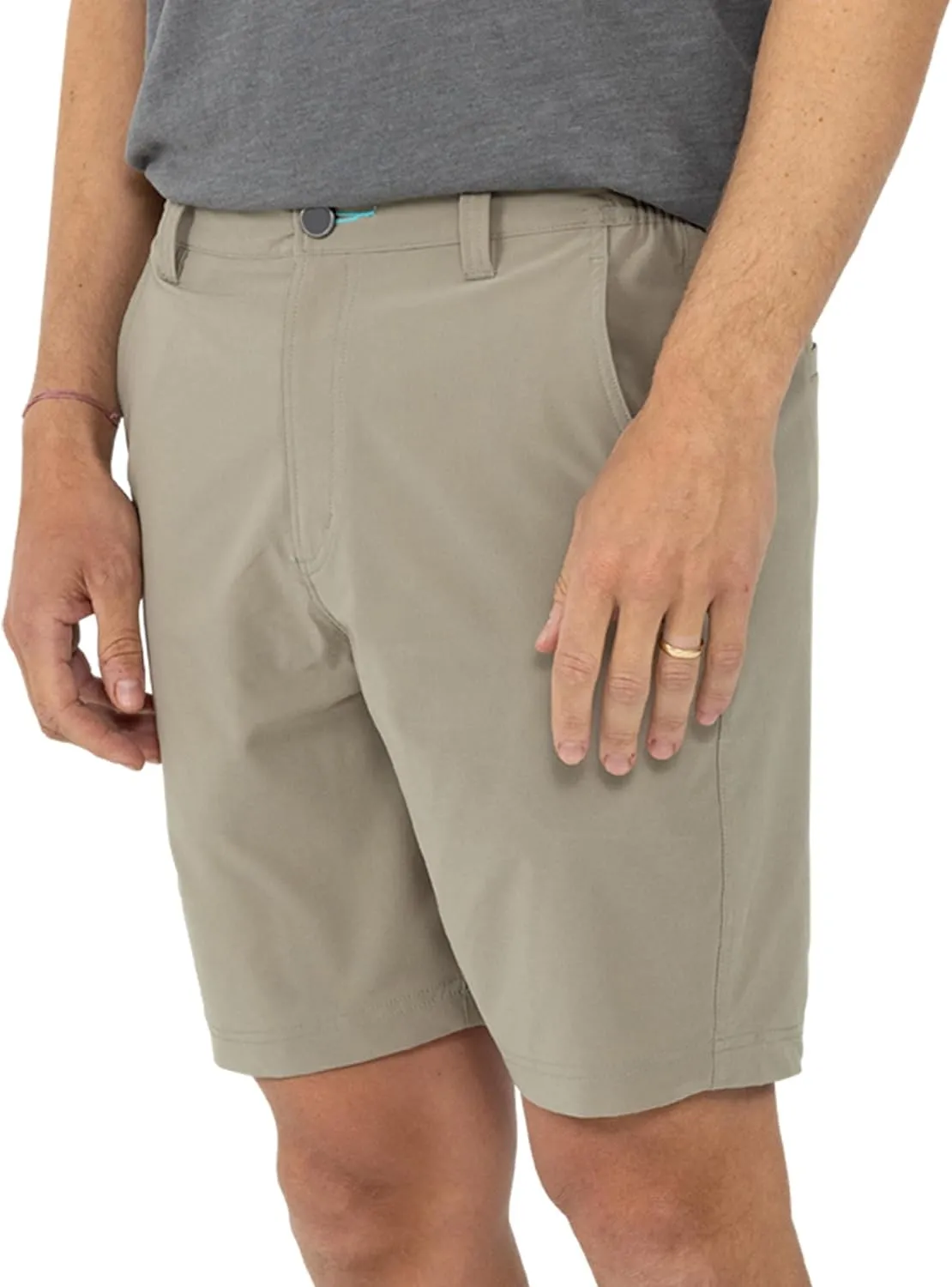 Free Fly Men's Utility Short II - UPF 50  Sun Protection Shorts for Men with 7.5 Inch Inseam, Zipper Pockets