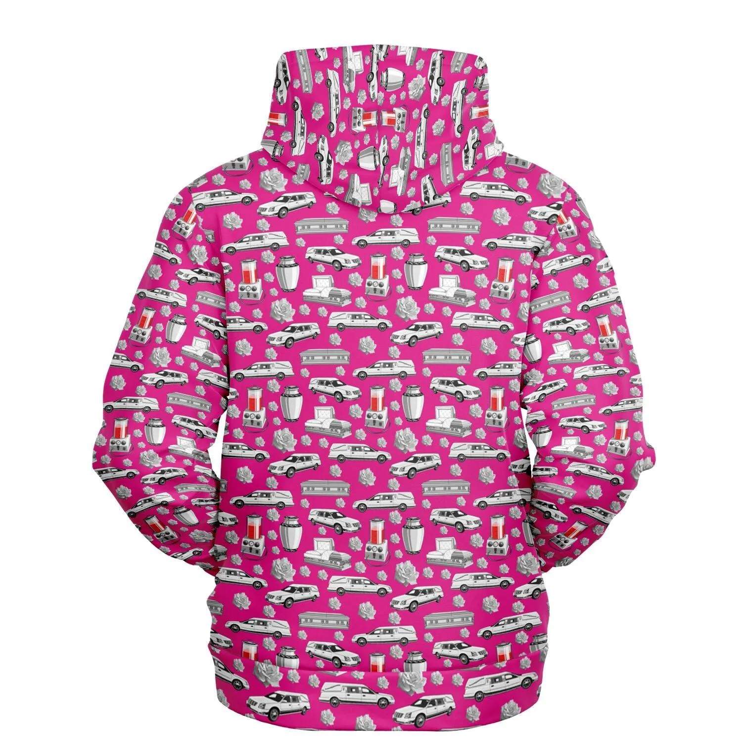 FUNeral Whiteout on "Barbie" Pink - Hoodie