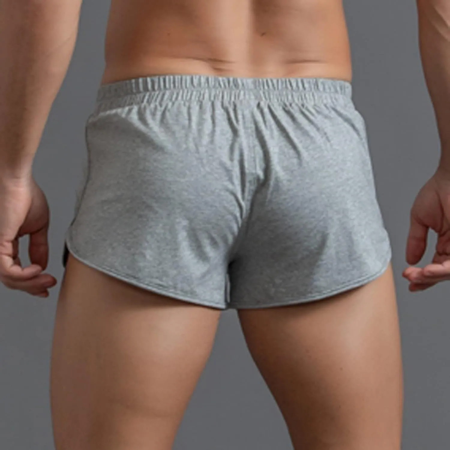 GIERIDUC Men's Ice Silk G-String Underwear Mens Sheer Underwear See Through Men's Underwear with Fly Mens G-String Panties