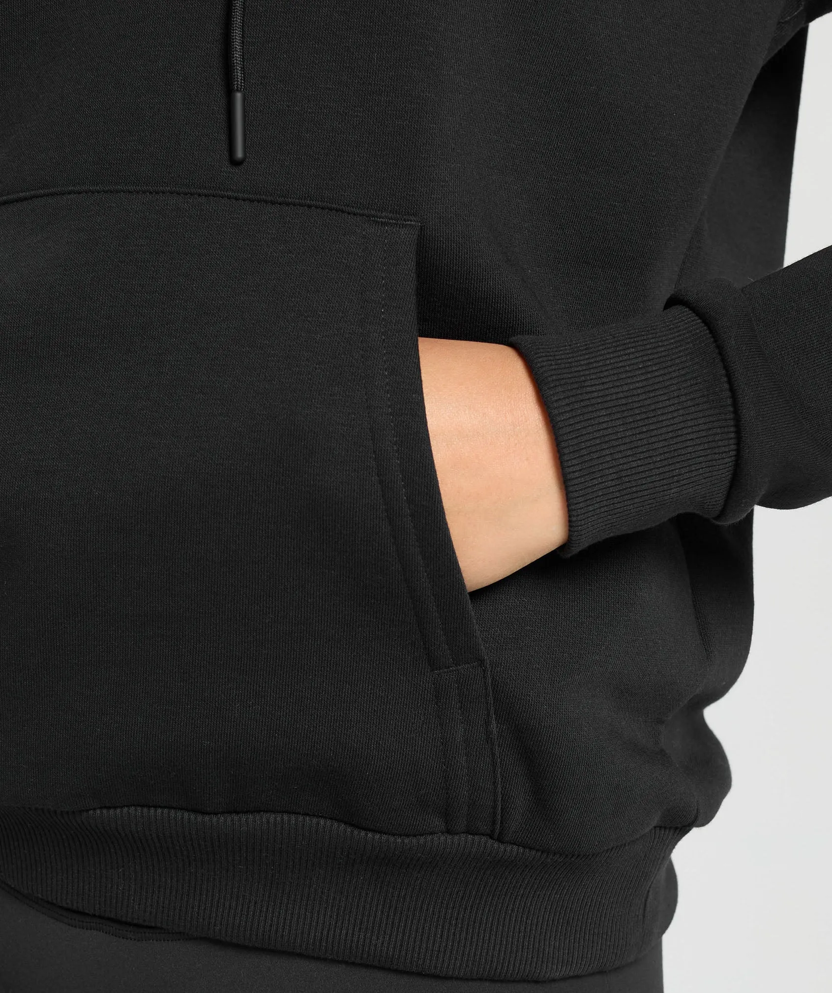 Gymshark Training Fleece Regular Hoodie - Black
