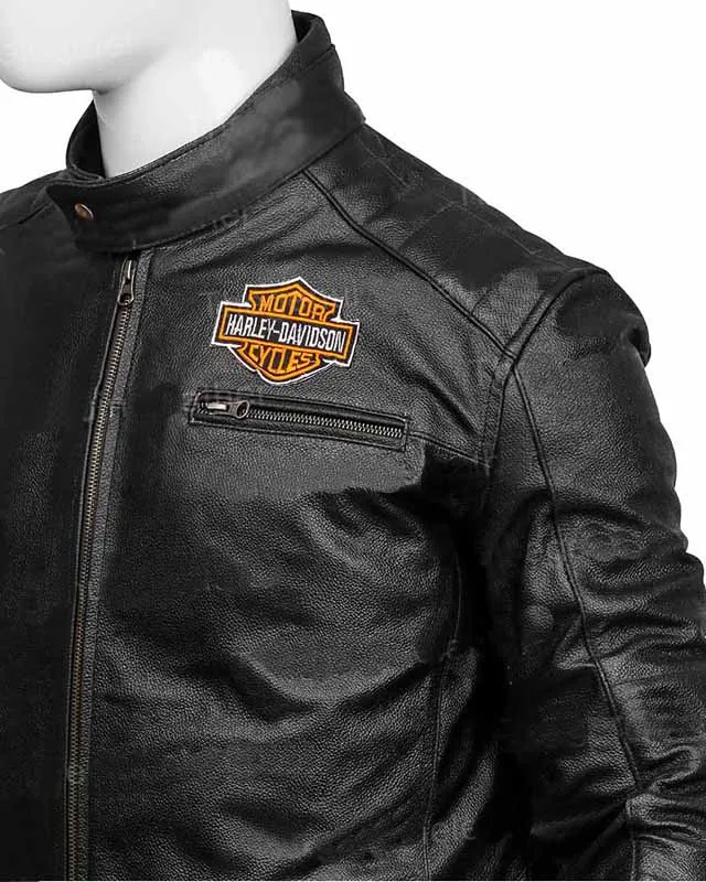 Harley Davidson Black Leather Jacket