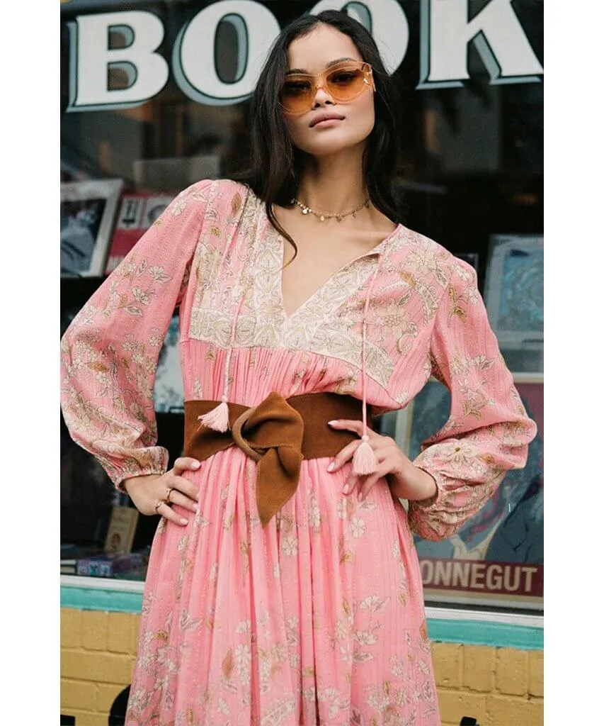 Hendrix Boho Dress Dusty Pink