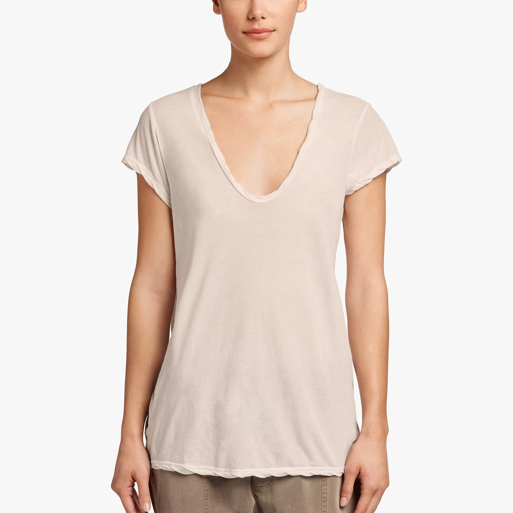 High Gauge Deep V Tee - Drop