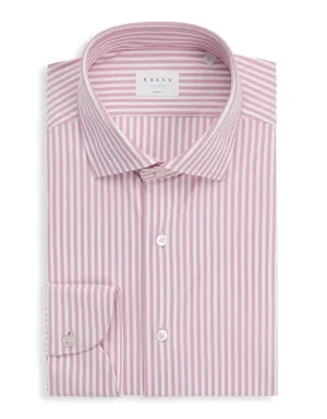 ID24123-Xacus "Active" Pink Stripe Shirt
