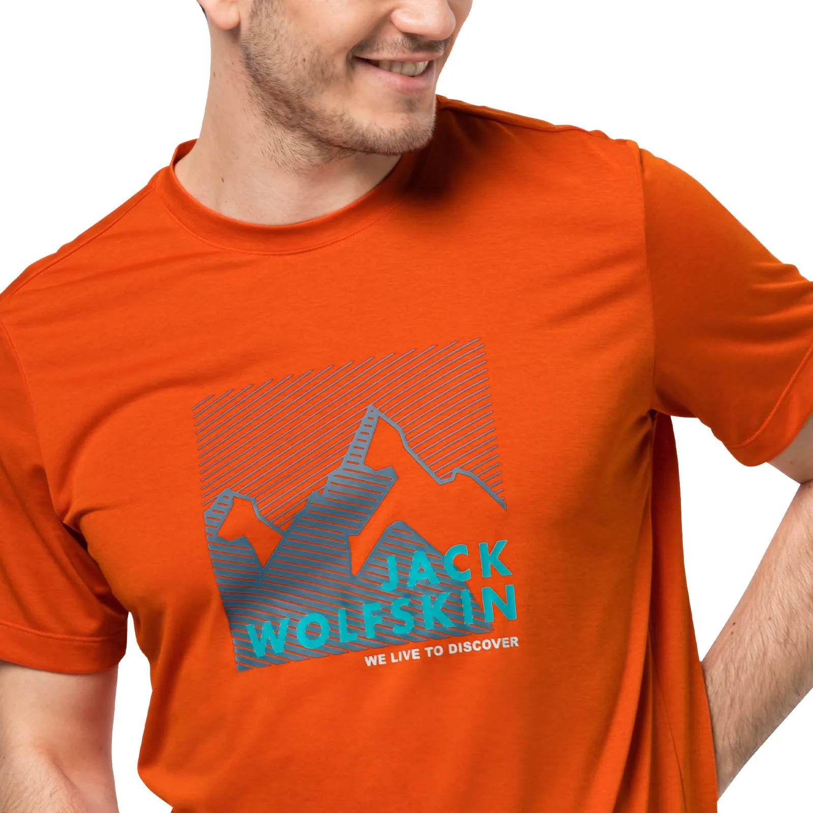 Jack Wolfskin Mens Short Sleeve Graphic T-Shirt