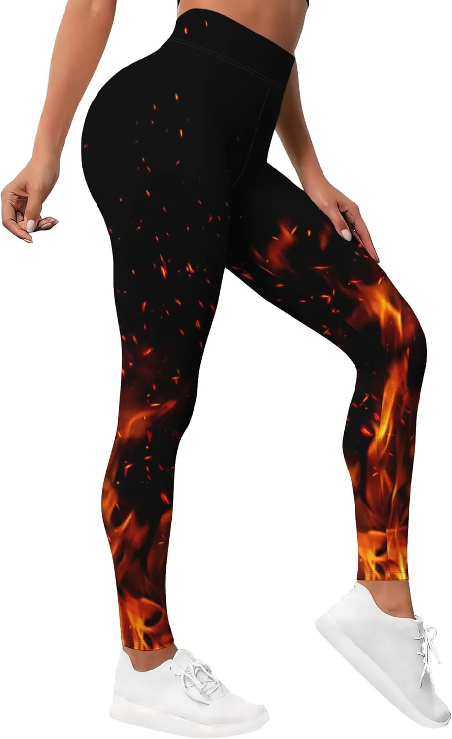 Leggings for Women Funny Printed Gym Womens Yoga Pants Floral Legging Athletic Print Pant