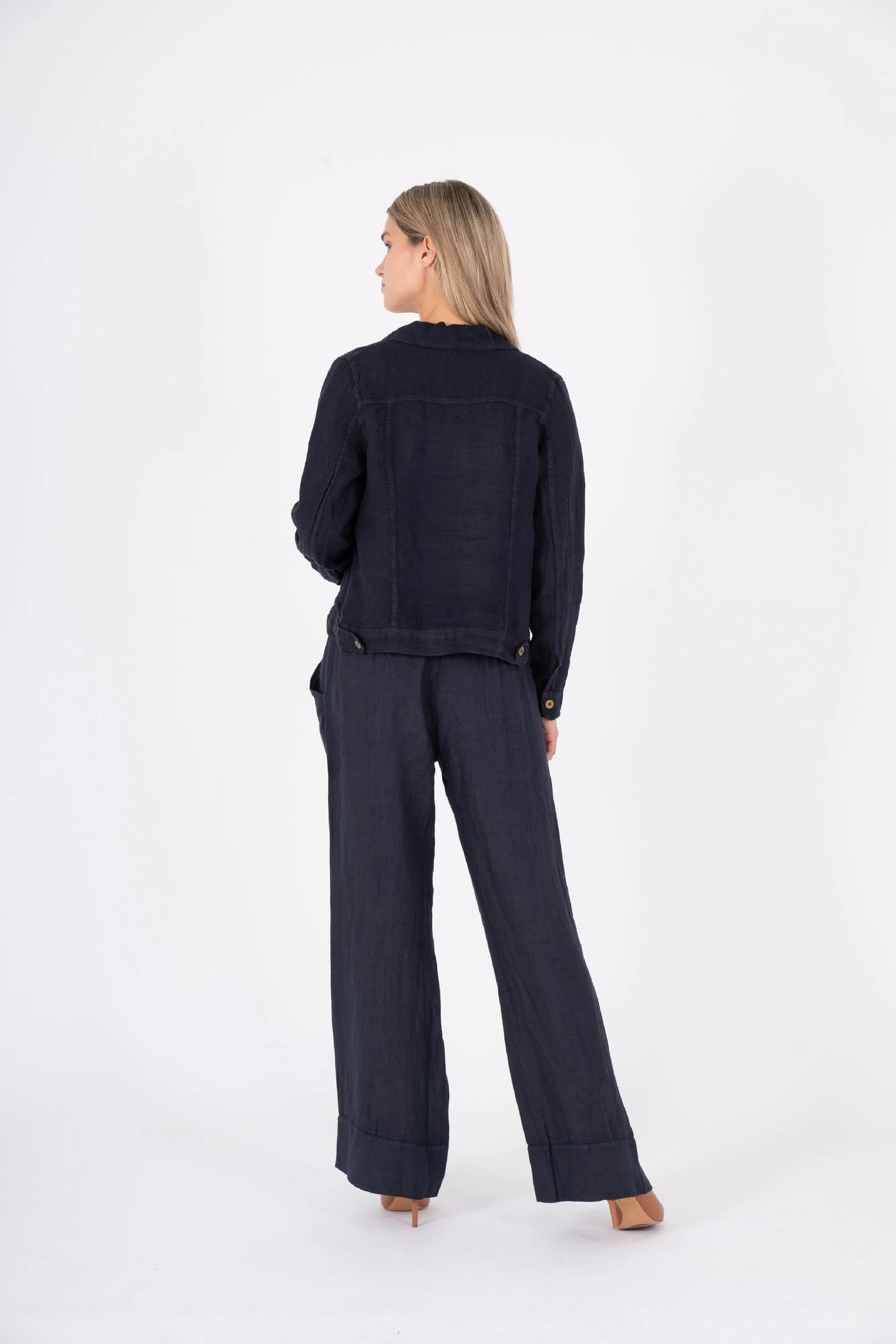M Made in Italy  Ladies Woven Blazer