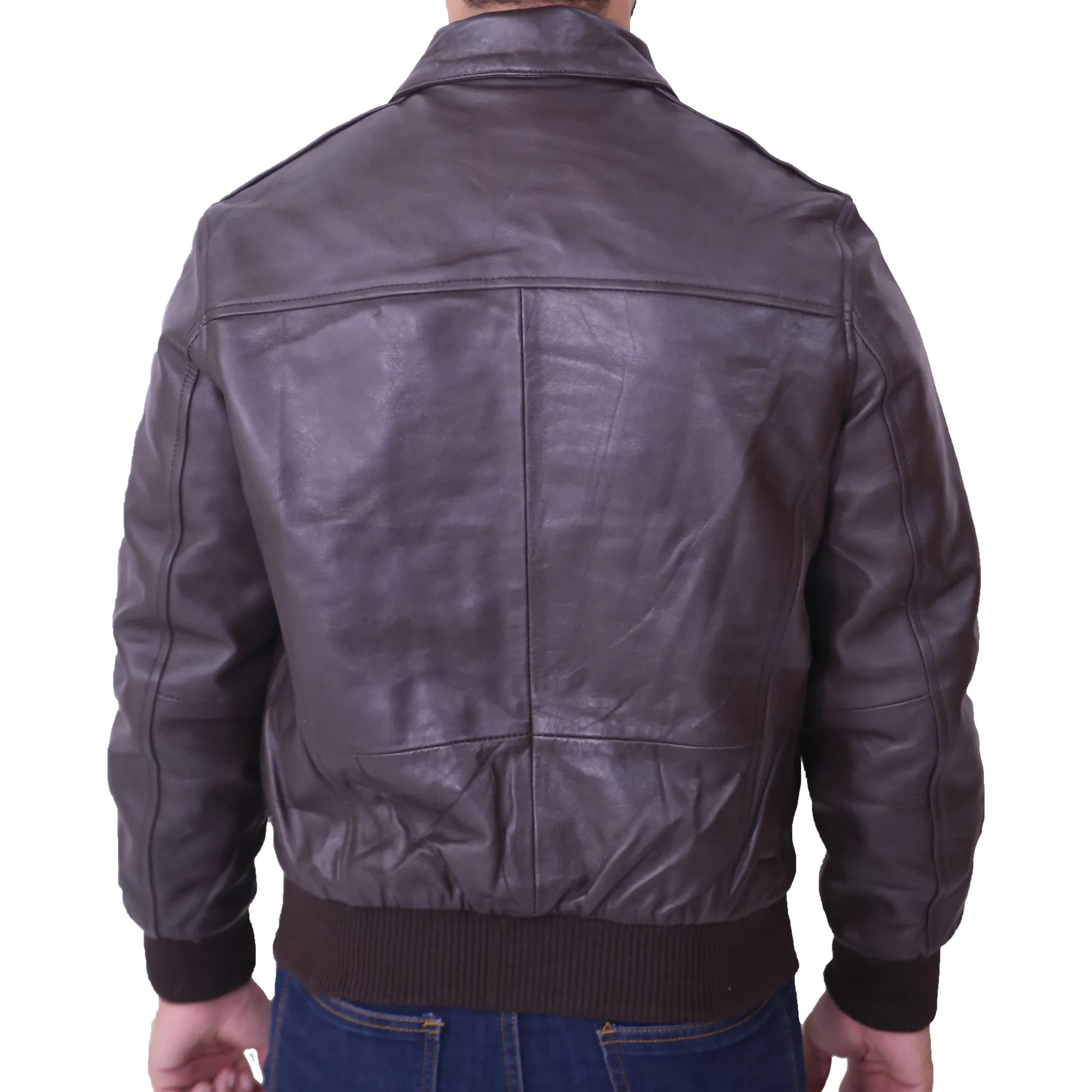 Men's Aviator A2 Flight Black Jacket