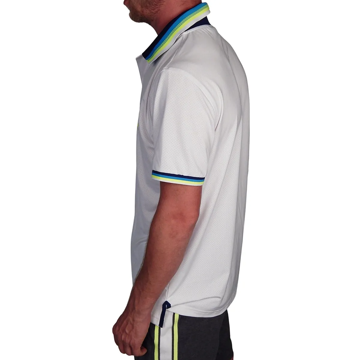 Men's PSYCHO BUNNY - "MOULTON SPORT POLO" In White
