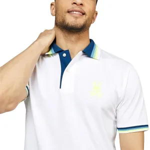 Men's PSYCHO BUNNY - "MOULTON SPORT POLO" In White