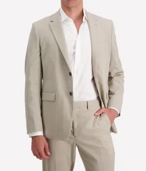 Men's Woven Jacket in Sand Melange