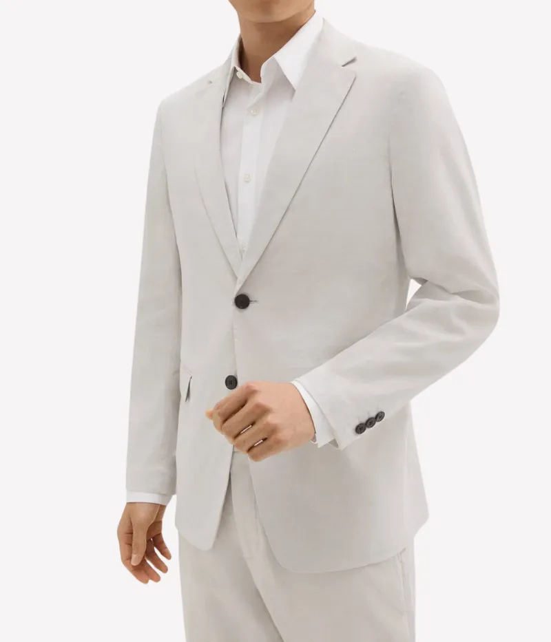 Mens Woven Jacket in Sand