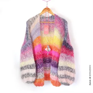 MYPZ Chunky Mohair Cardigan Amber