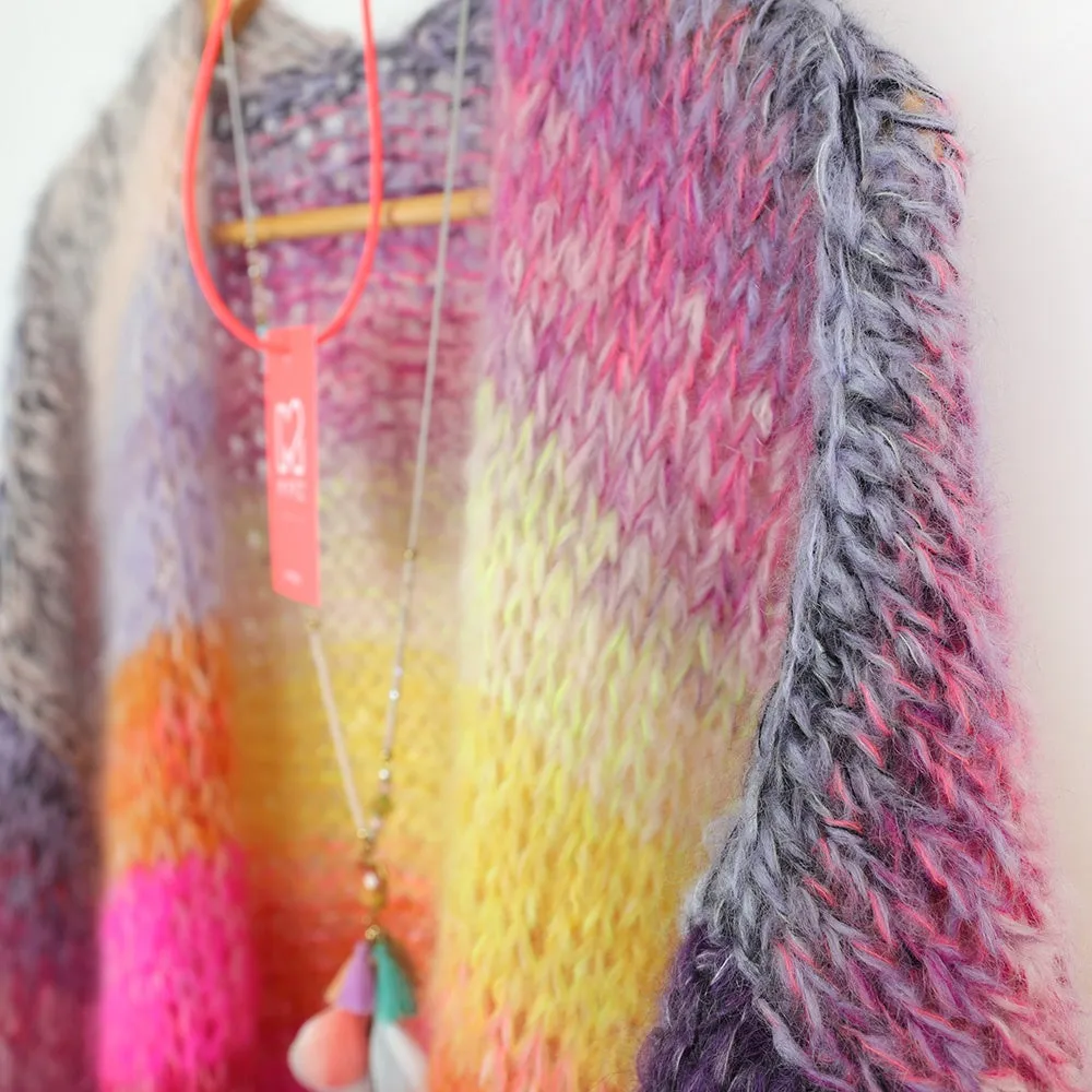 MYPZ Chunky Mohair Cardigan Amber
