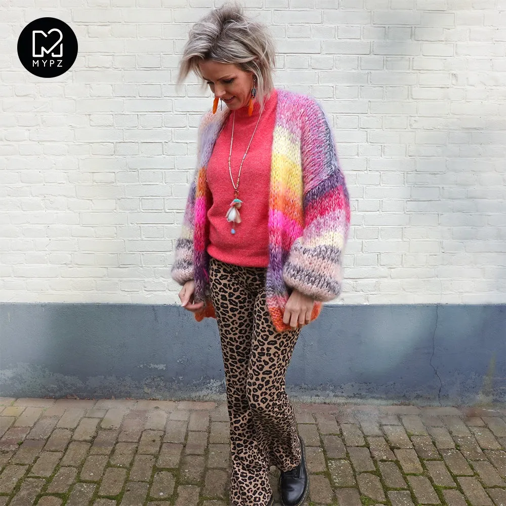 MYPZ Chunky Mohair Cardigan Amber