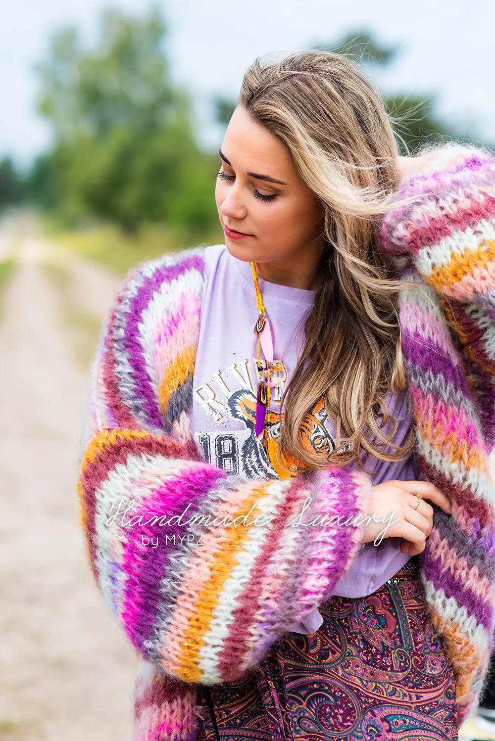 MYPZ Chunky Mohair Cardigan Elise