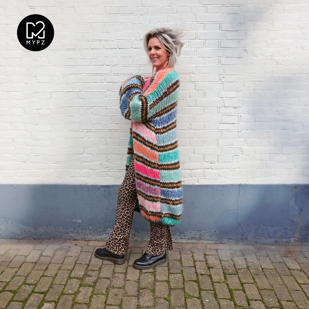 MYPZ Long Chunky Mohair Cardigan LIZ
