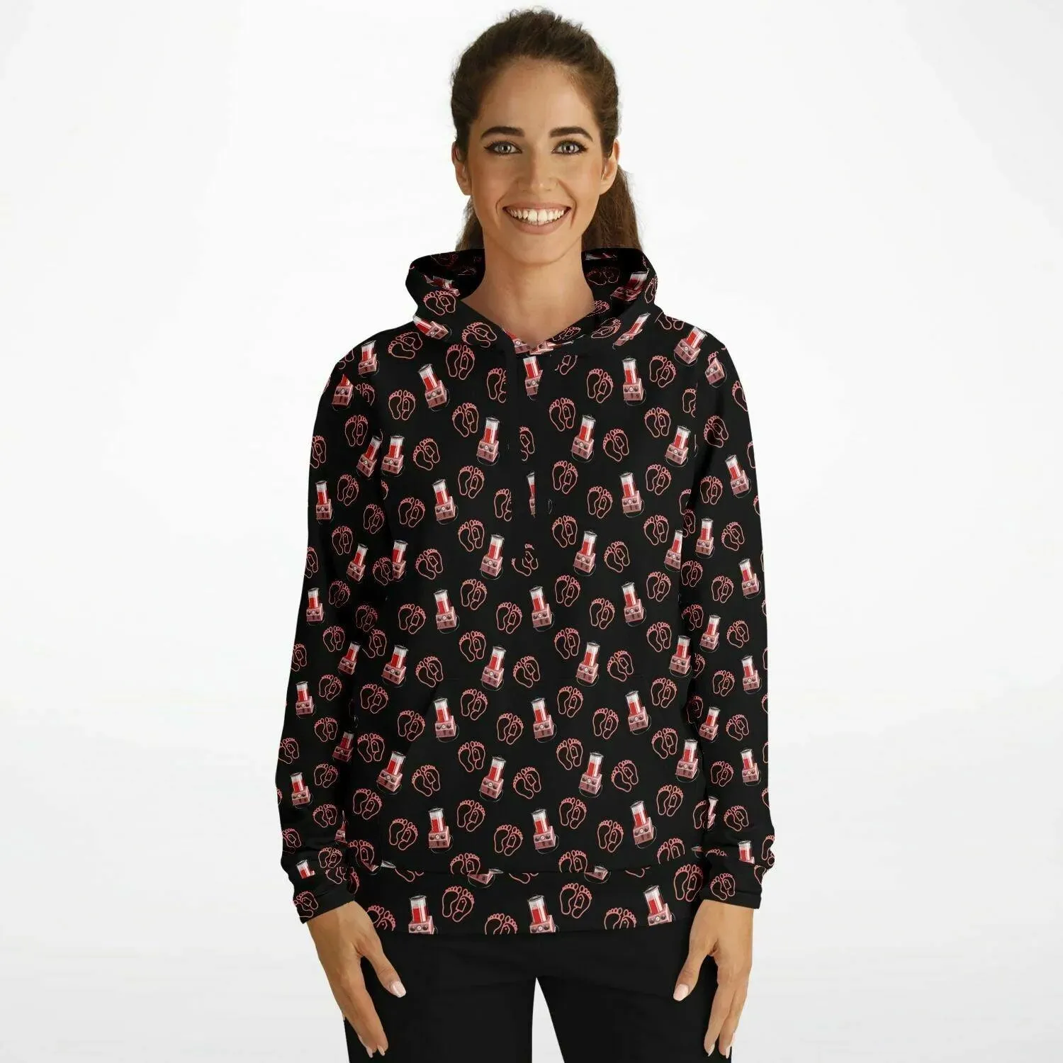 Porti-Girl Embalmer on Black- Hoodie