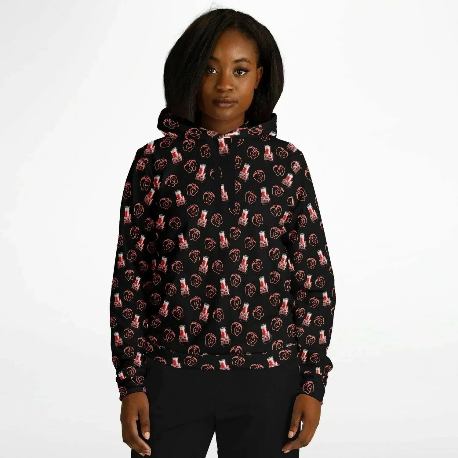 Porti-Girl Embalmer on Black- Hoodie