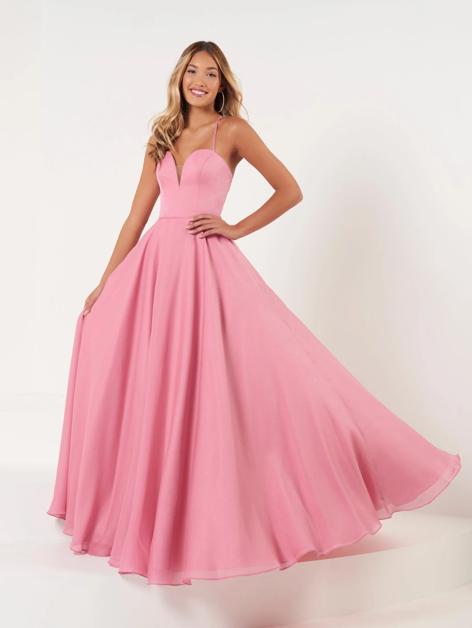 Sleeveless Chiffon A-line Gown by Studio 17 12848
