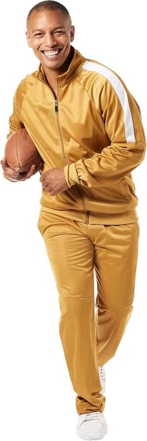 STACY ADAMS MENS 2PC SPORT TRICOT FASHION GYM TRACKSUIT
