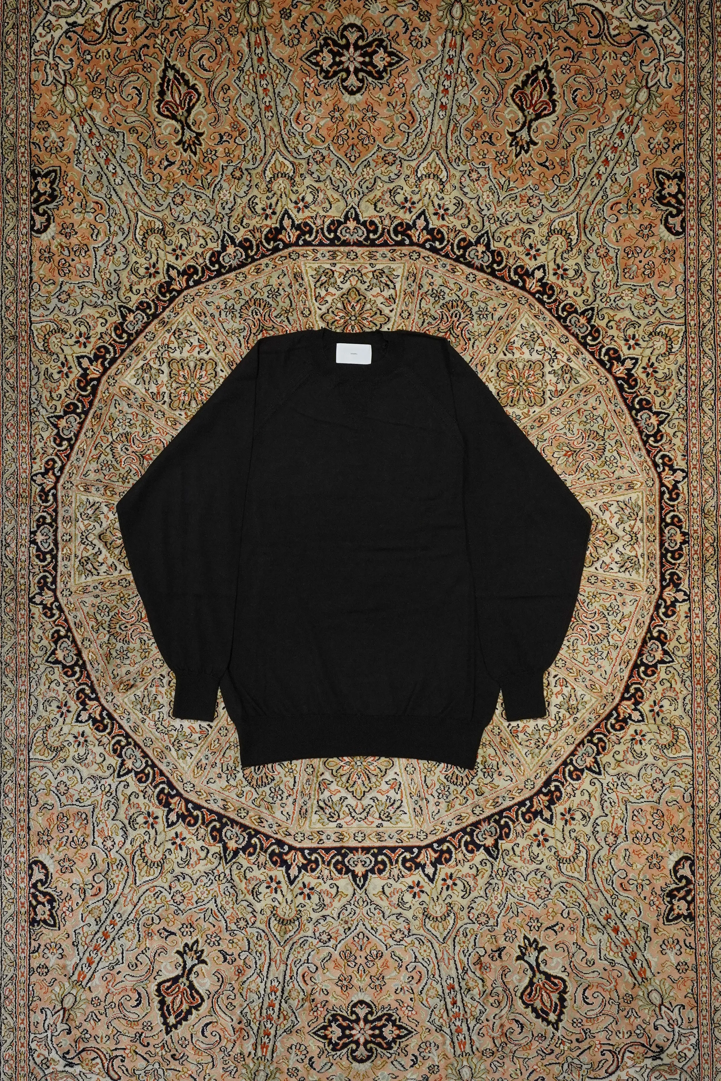 SUGARHILL HIGH GAUGE WOOL SWEATER (CHARCOAL BLACK)