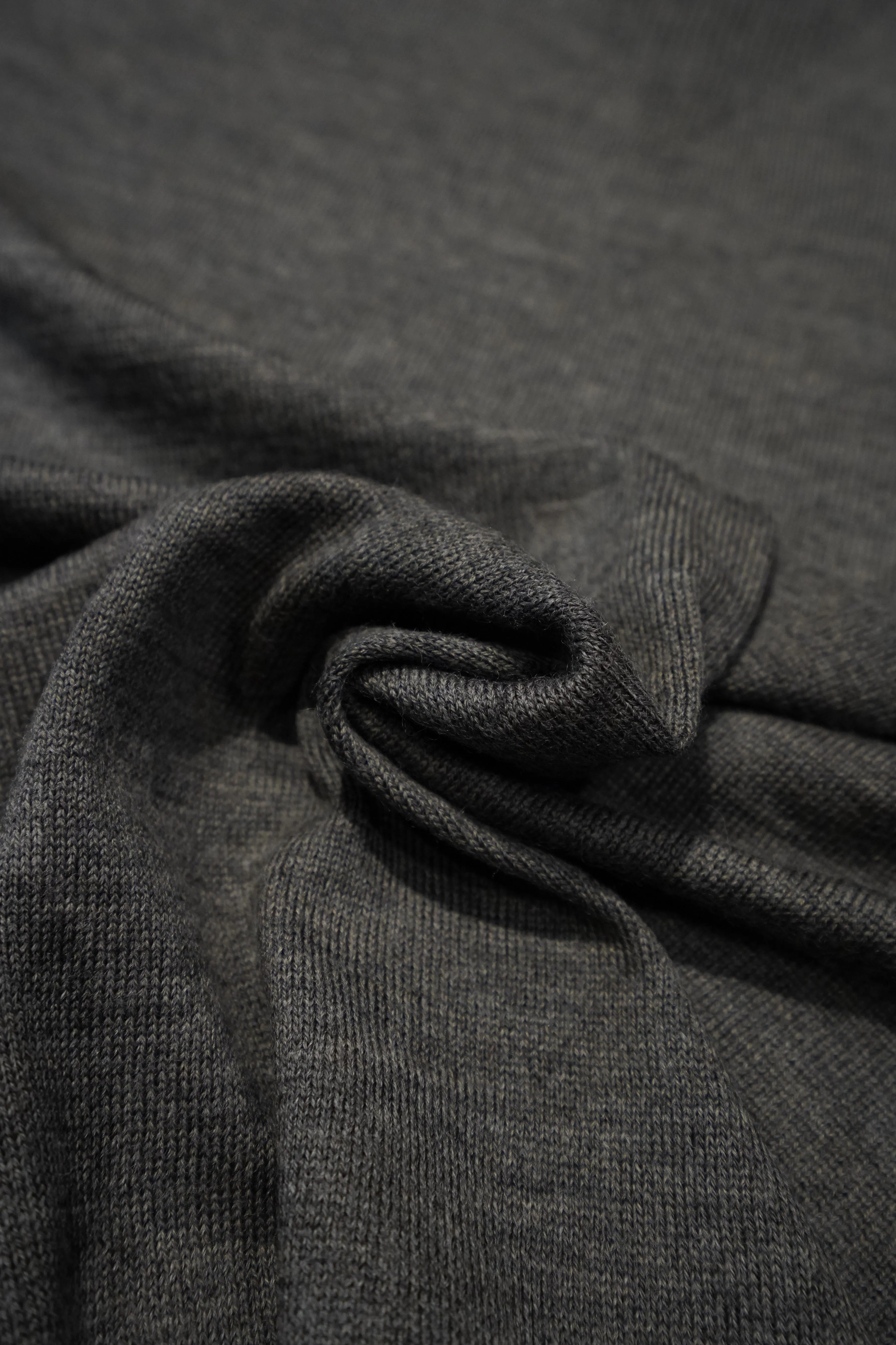 SUGARHILL HIGH GAUGE WOOL SWEATER (HEATHER BROWN)